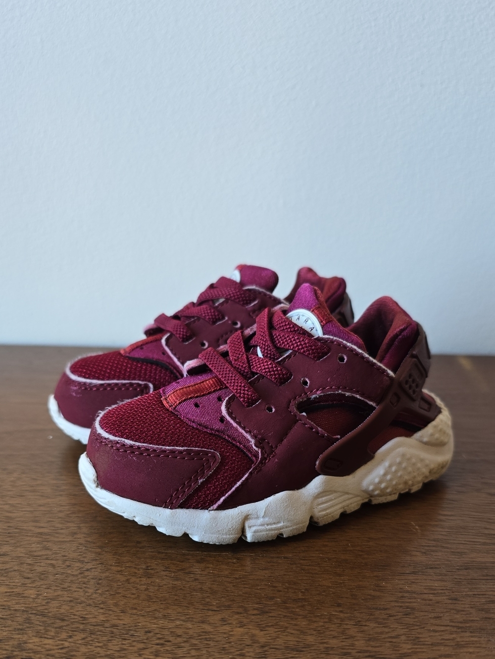 Nike Kids Maroon/White Athletic Sneakers